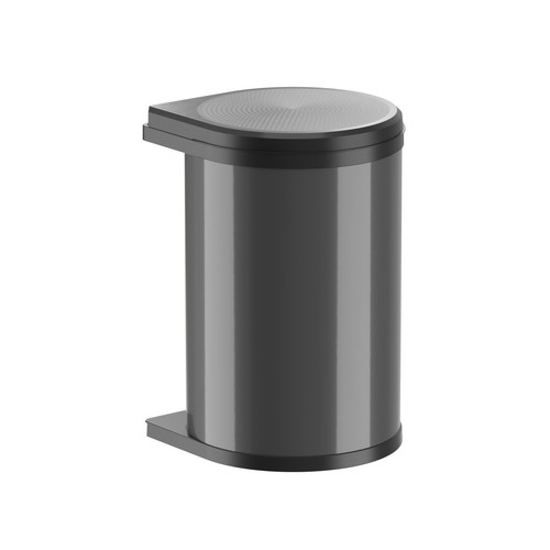 Hailo mülleimer edelstahl - edelstahl, as